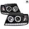 Spec-D Tuning 02-05 Ford Explorer Projector Headlights Black Housing Clear Lens 2LHP-EPOR02JM-TM - alternate 1